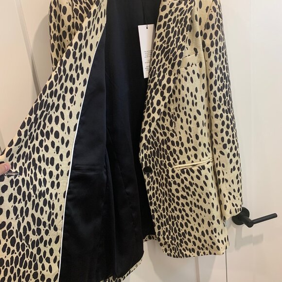 Emerson Fry Leopard Wingtip Coat - Picture 9 of 15